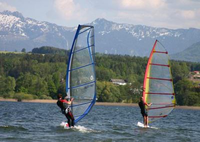 Windsurfen auf dem Chiemsee