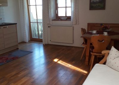Essbereich Fewo 1 auf dem Altenburgerhof