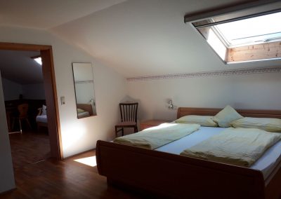 Schlafraum Fewo 1 auf dem Altenburgerhof