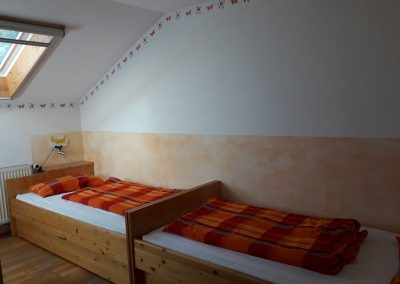 Schlafraum Fewo 1 auf dem Altenburgerhof