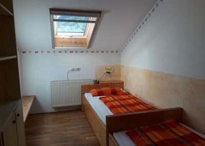 Schlafraum Fewo 1 auf dem Altenburgerhof